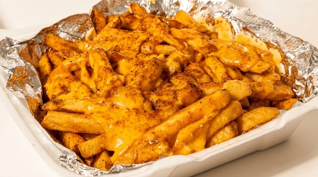 Ahmed Fries Masala with Sauce.